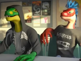 Diablo the rex: foot fetish in class